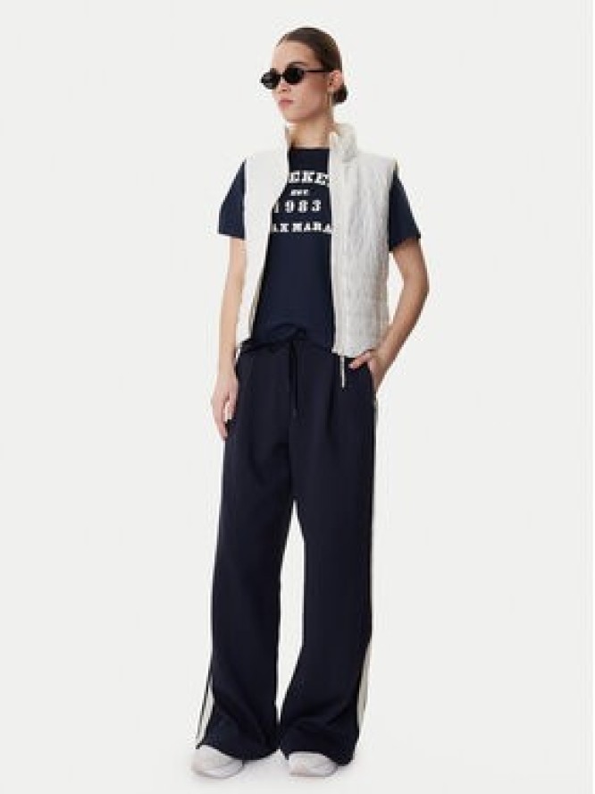 Weekend Max Mara Spodnie dresowe Perdoni 2615781051 Granatowy Wide Leg