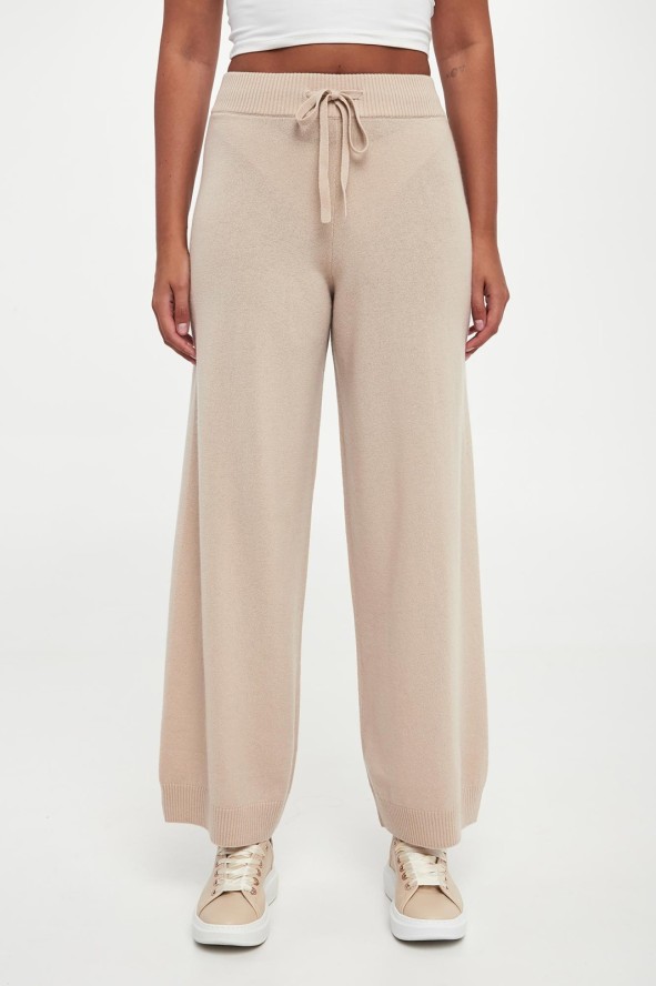 Spodnie damskie z kaszmirem Josef WEEKEND MAX MARA