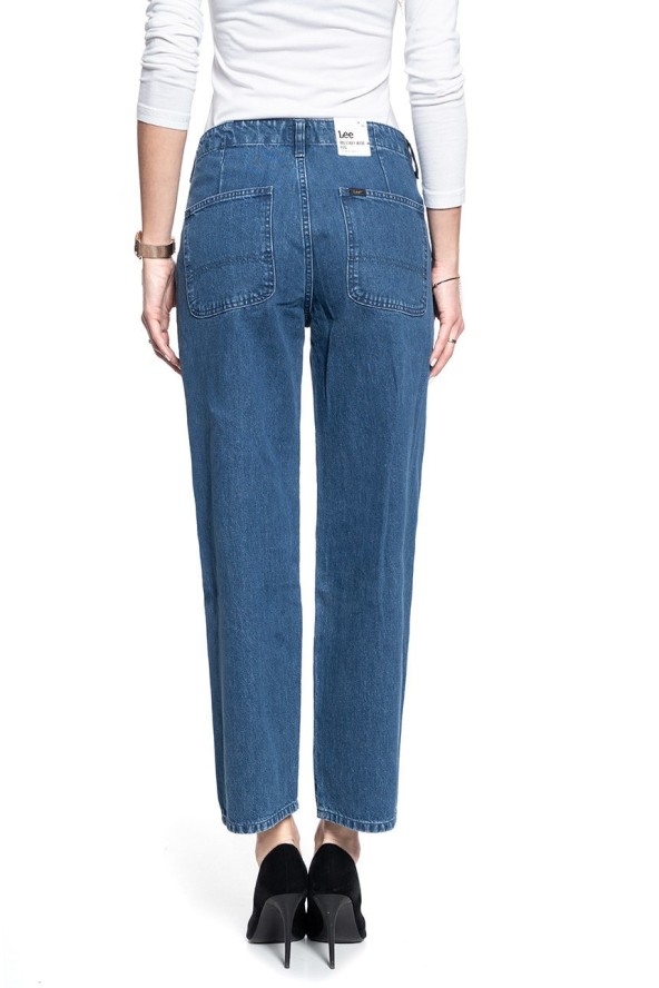 SPODNIE DAMSKIE LEE MILITARY WIDE LEG MID JELT L31UKEGT 112107303