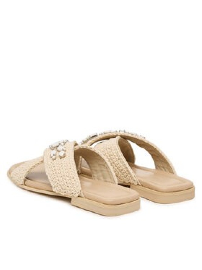 Inuikii Klapki Woven Crossed Stones 1004.003.0611 Beżowy jasny