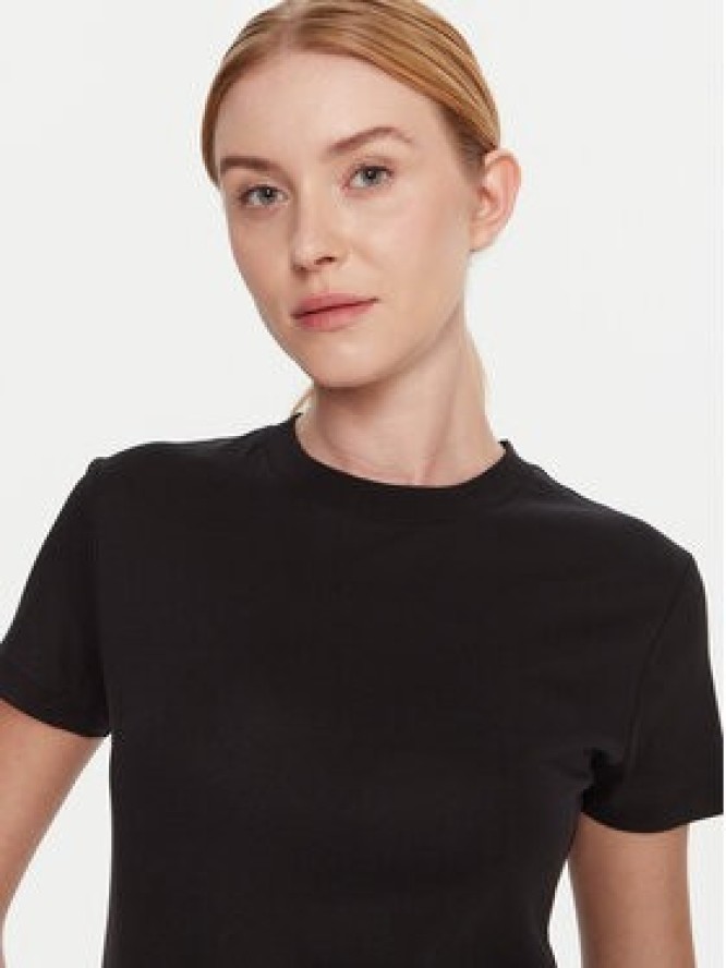 Calvin Klein T-Shirt LV044D201G Czarny Regular Fit