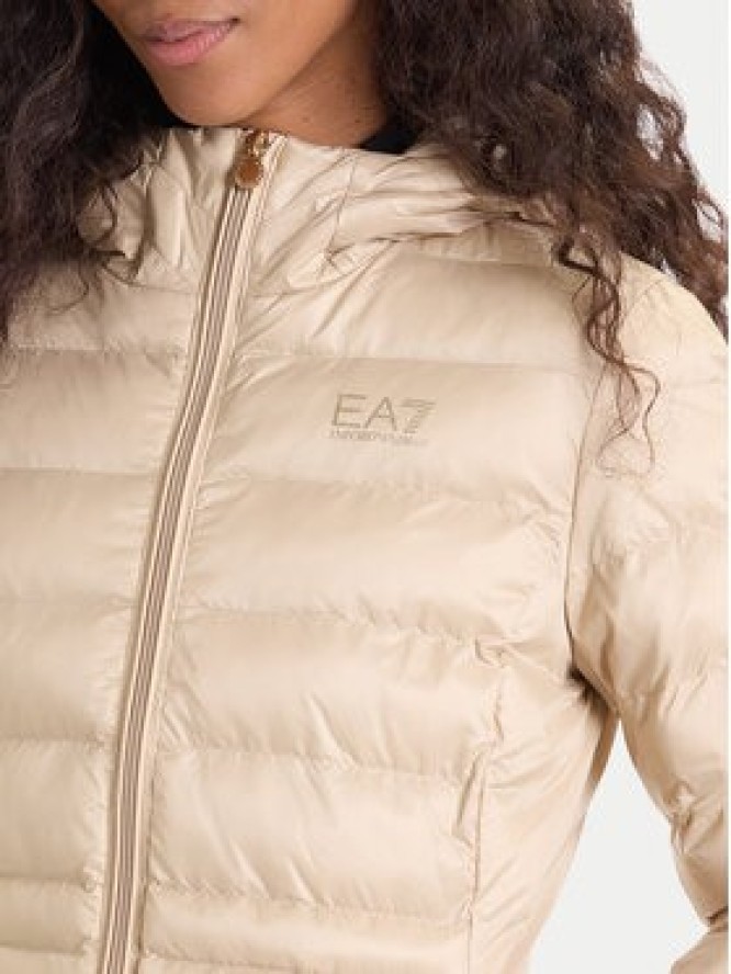 EA7 Emporio Armani Kurtka zimowa 7W000684 AF12475 U1046 Beżowy Slim Fit