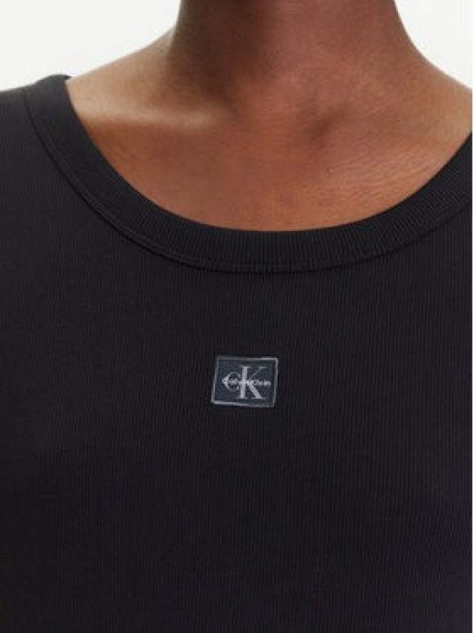 Calvin Klein Jeans T-Shirt LV047C200G Czarny Slim Fit