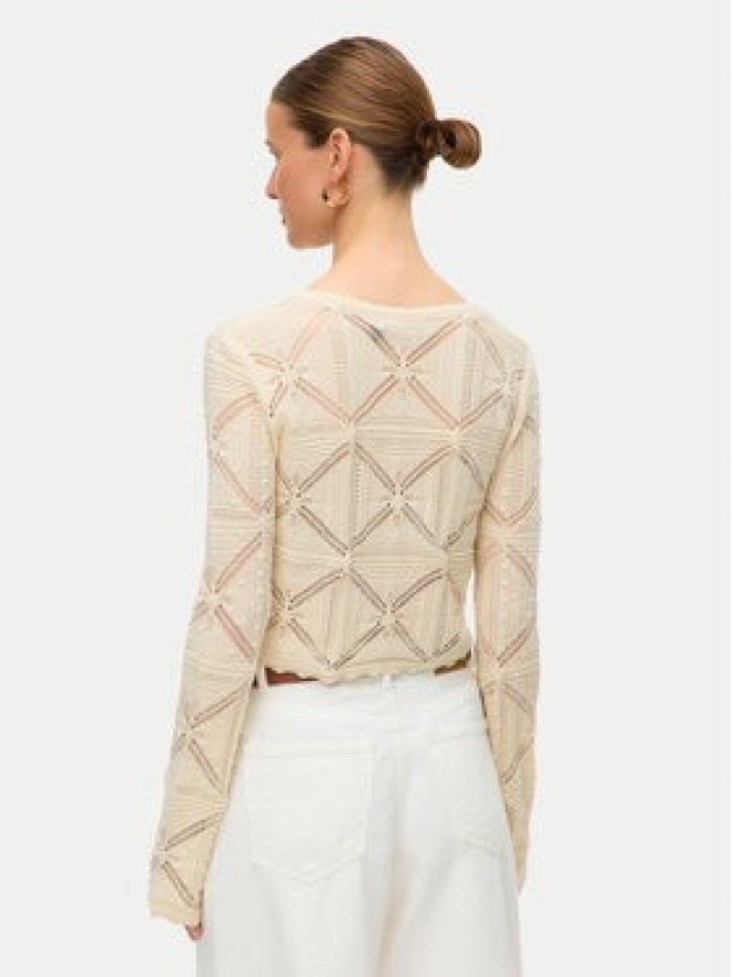 Vero Moda Kardigan Lola 10337188 Beżowy Regular Fit