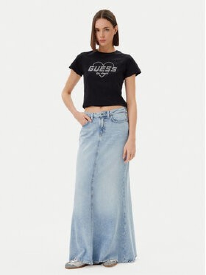 Guess T-Shirt V5GI10 K9RM1 Czarny Regular Fit