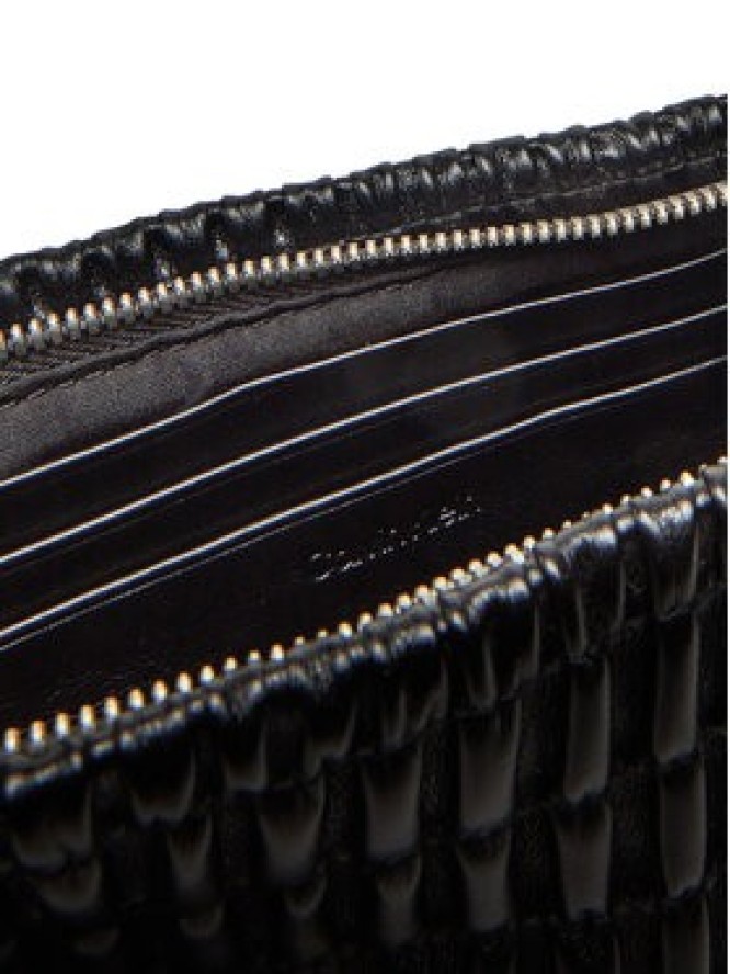 Calvin Klein Jeans Torebka Rouched Zip Top Bag LV04K3090G Czarny