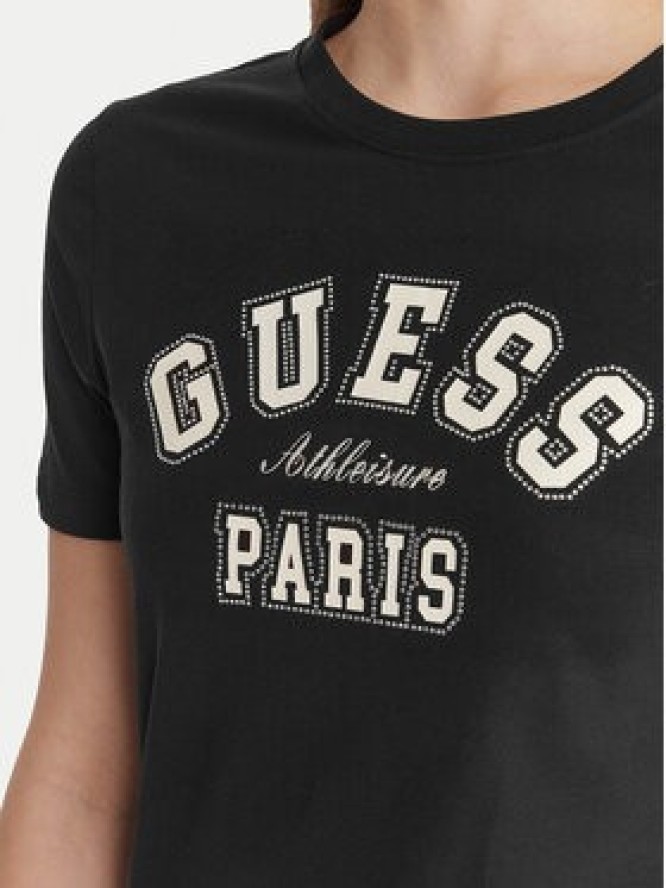 Guess T-Shirt V6RI15 J1314 Czarny Regular Fit
