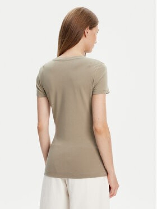 Guess T-Shirt W5YI08 J1314 Zielony Regular Fit