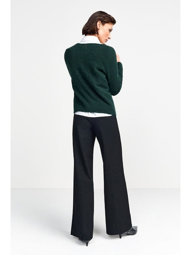 Rich & Royal Sweter w kolorze ciemnozielonym rozmiar: L