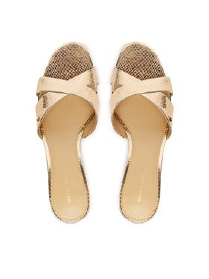 MICHAEL Michael Kors Klapki Cassidy Kitten 40S6CSMS1M Złoty