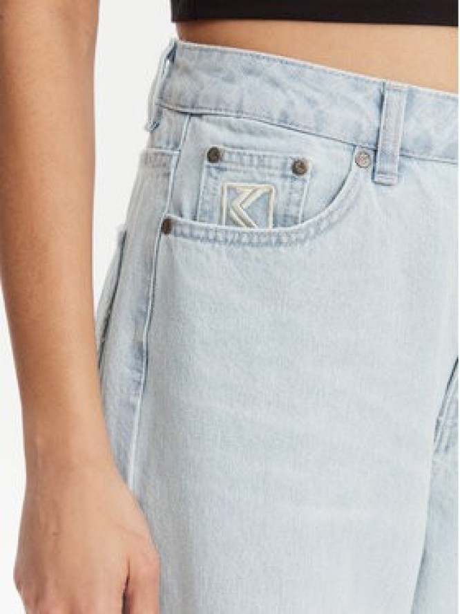 Karl Kani Jeansy Signature K 61000045 Niebieski Straight Leg