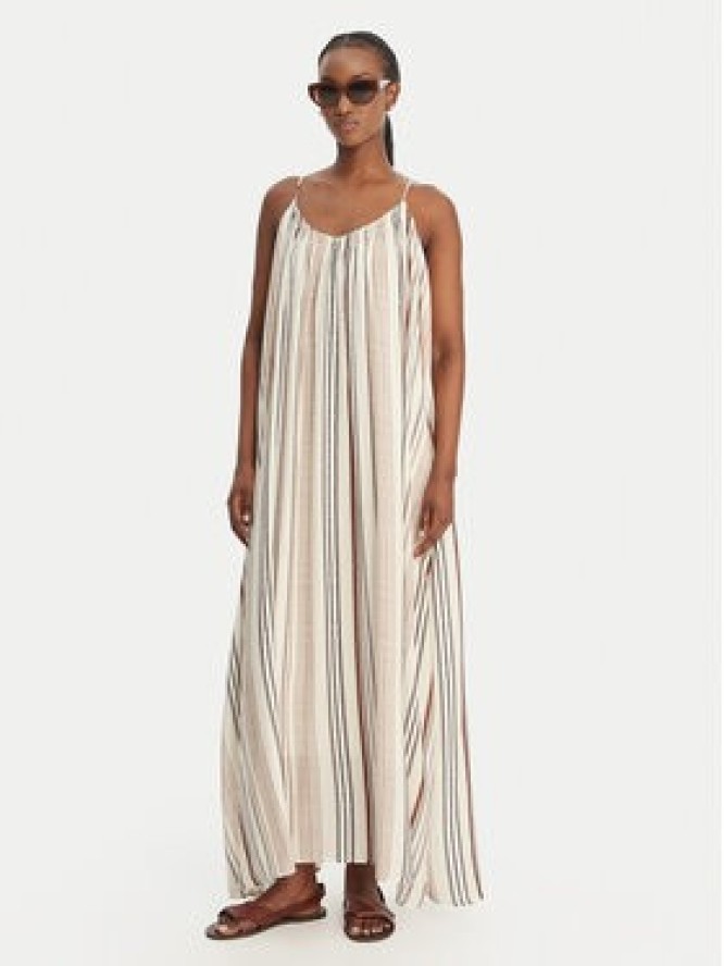 Eleh Sukienka letnia SS260133 Écru Relaxed Fit