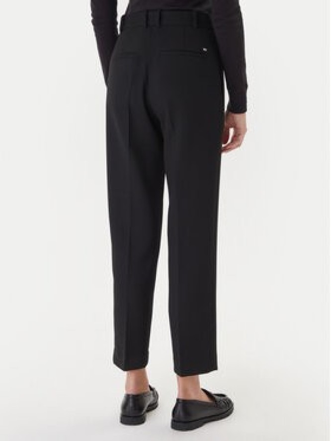 Tommy Hilfiger Spodnie materiałowe WW0WW48355 Czarny Straight Fit