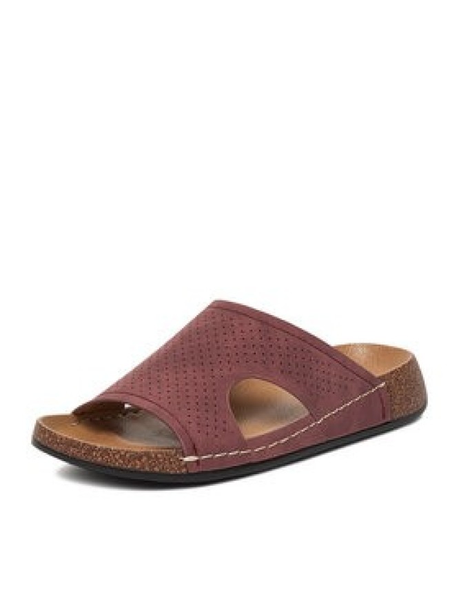 Go Soft Klapki CEO-W25701 Bordowy