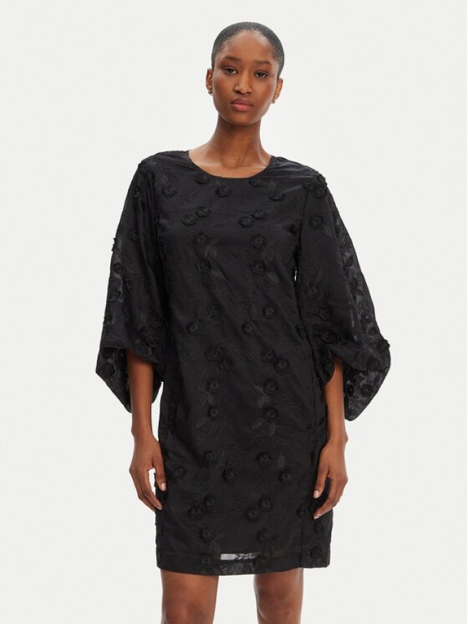 Munthe Sukienka codzienna Pansi 252131625225 Czarny Regular Fit