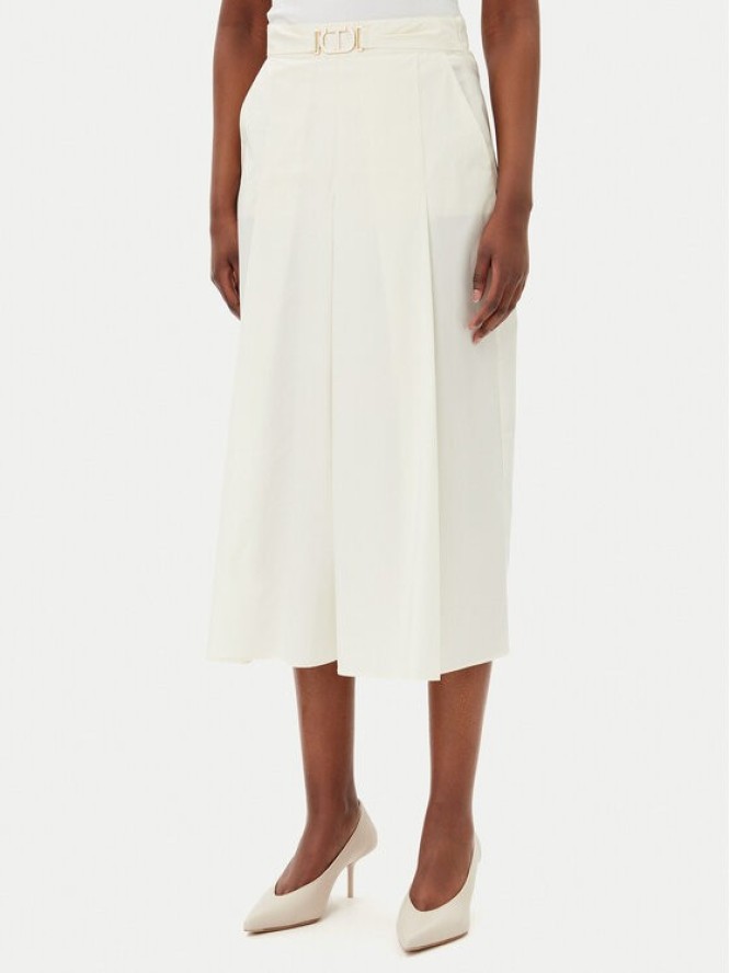 TWINSET Spódnica trapezowa 251TT202C Beżowy Regular Fit