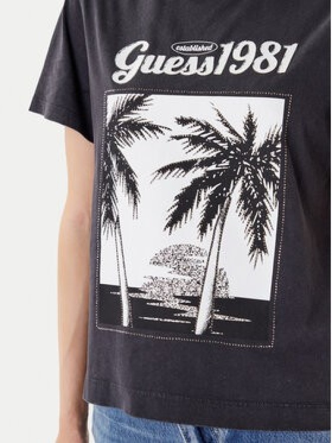 Guess T-Shirt W5YI17 I3Z14 Szary Regular Fit