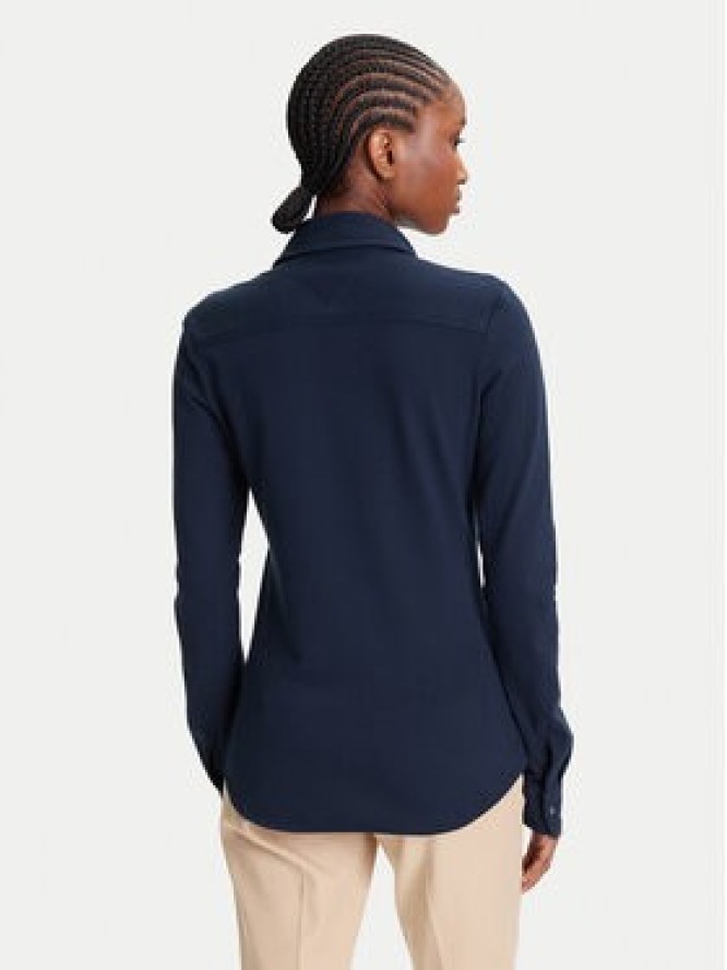 Tommy Hilfiger Koszula 1985 WW0WW43528 Granatowy Slim Fit