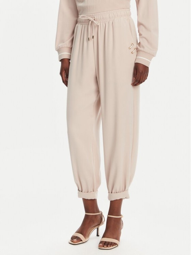 Liu Jo Sport Spodnie materiałowe TA5138 TS923 Beżowy Regular Fit