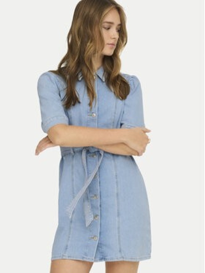 ONLY Sukienka jeansowa Vibbe 15372569 Niebieski Regular Fit