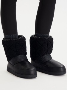 LOVE MOSCHINO Śniegowce JA24422G0NISJ00Bcz Czarny