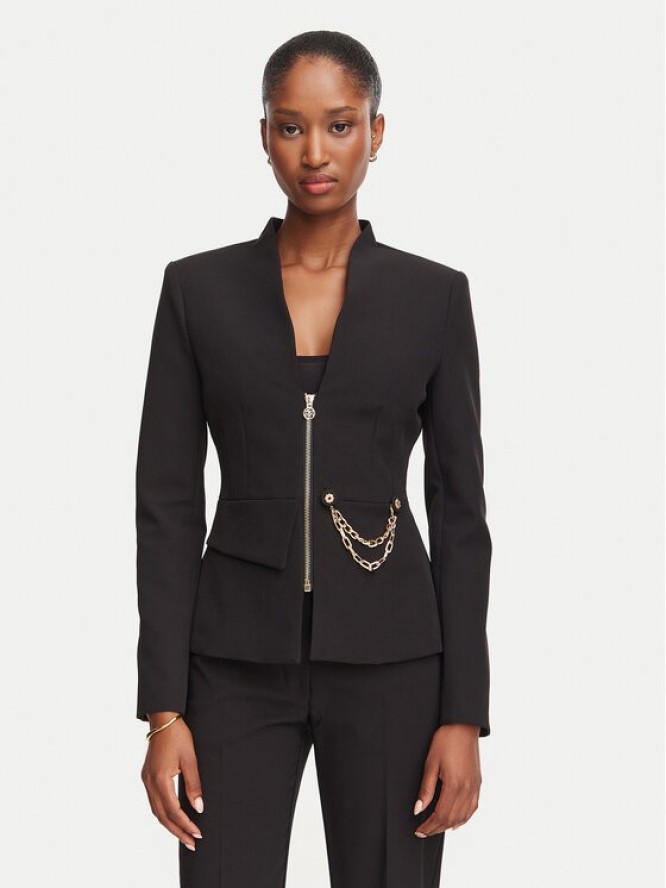 Rinascimento Marynarka CFC0130160003 Czarny Slim Fit