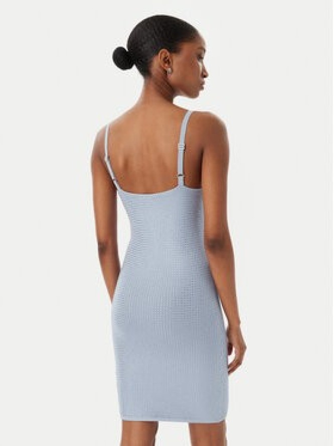 Guess Sukienka dzianinowa W5GK45 Z3MN2 Niebieski Regular Fit