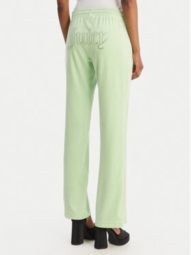 Juicy Couture Spodnie dresowe Tina JCWBJ126327 Zielony Straight Leg