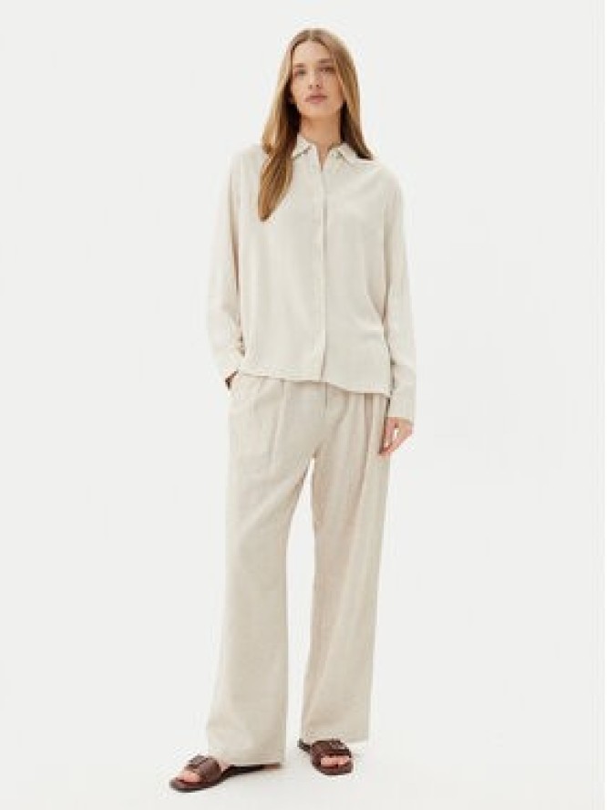 ONLY Koszula Siesta 15347208 Beżowy Oversize