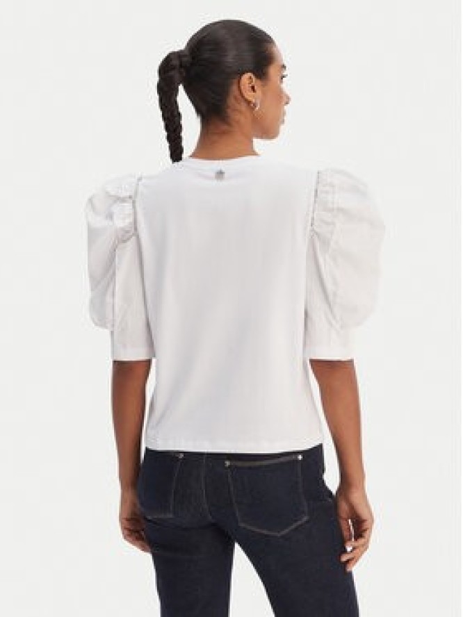 Fracomina Bluzka FR26ST3035J40101 Biały Regular Fit