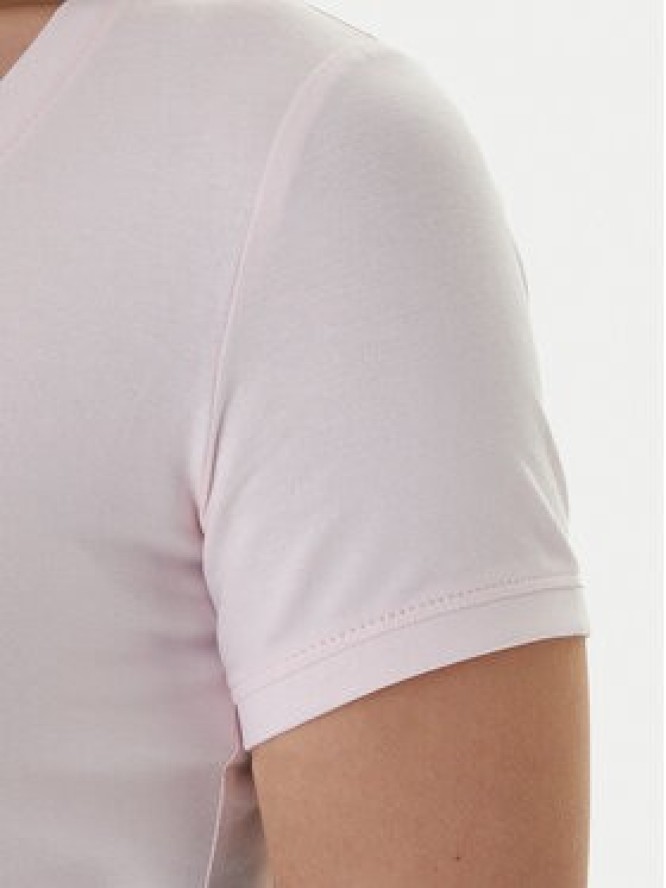 Guess T-Shirt W2YI45 J1314 Różowy Slim Fit