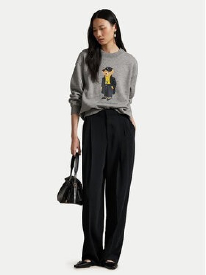 Polo Ralph Lauren Bluza 211A87104001 Szary Relaxed Fit