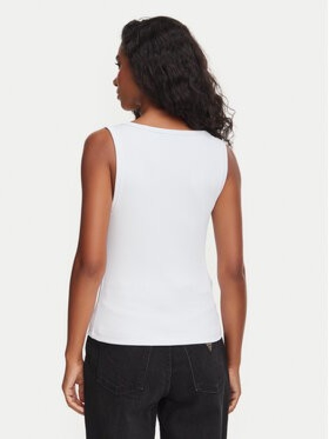 Guess Top W6YP30 K4380 Biały Slim Fit