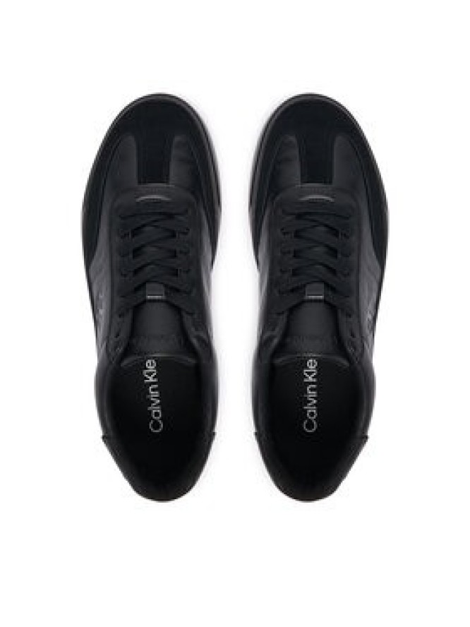 Calvin Klein Sneakersy Low Pro Cups Wingt Text Lth Sue HW0HW03226 Czarny
