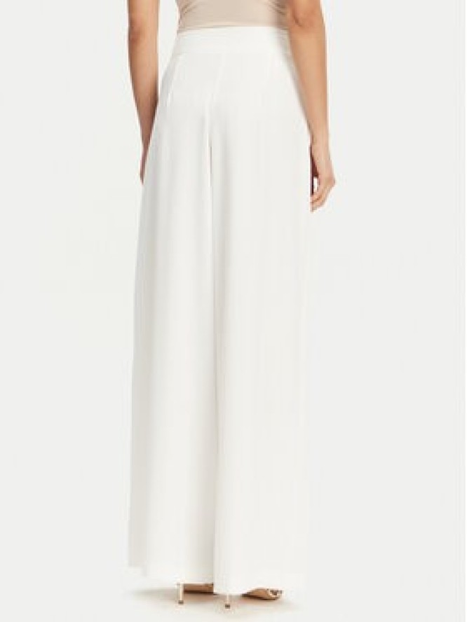 Patrizia Pepe Spodnie palazzo 2P1684 A411 Biały Regular Fit