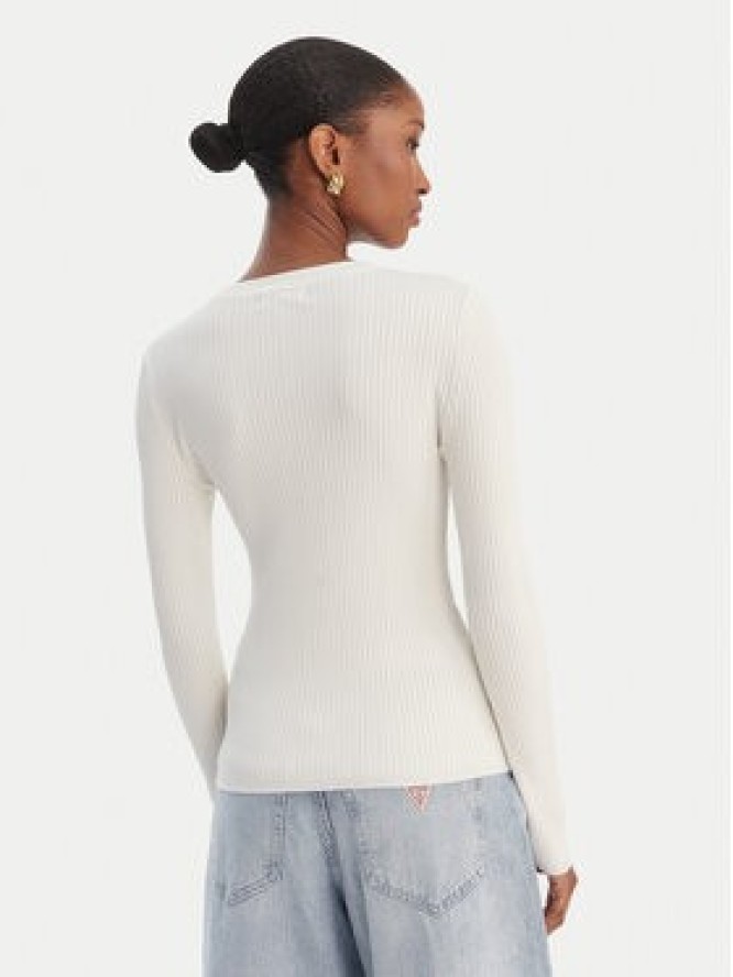 Guess Sweter W6RR58 Z2YK2 Écru Regular Fit