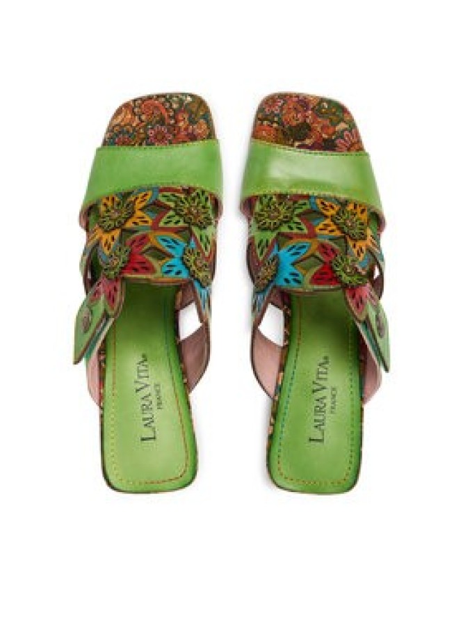 Laura Vita Klapki Jacqueso 09 Zielony