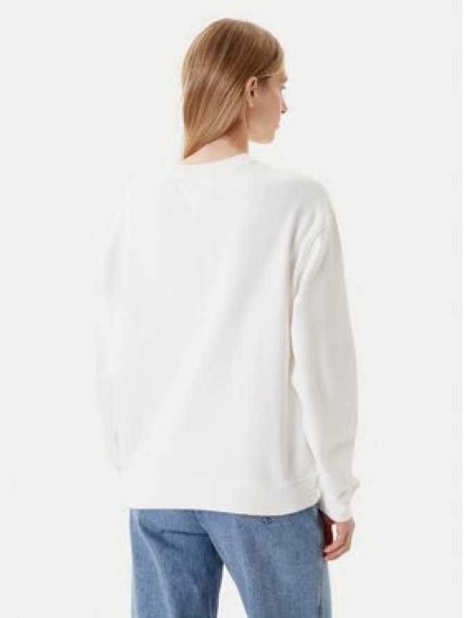 Tommy Jeans Bluza Floral Flag DW0DW20933 Biały Relaxed Fit