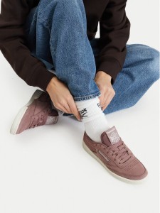 Reebok Sneakersy Club C 85 EO-CLUB C 85 100260676 Brązowy jasny