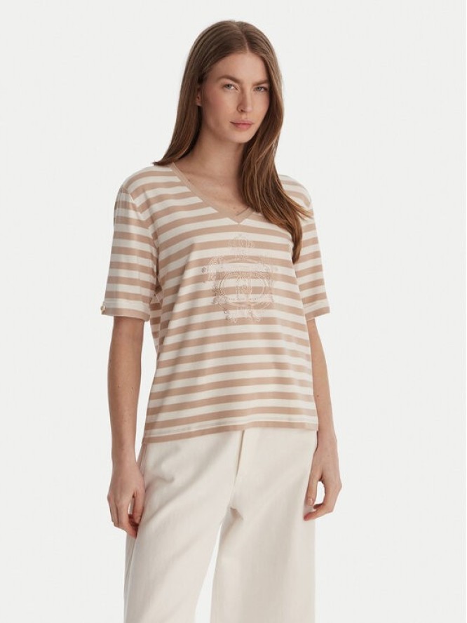 Liu Jo Sport T-Shirt TA6206 JS005 Kolorowy Regular Fit