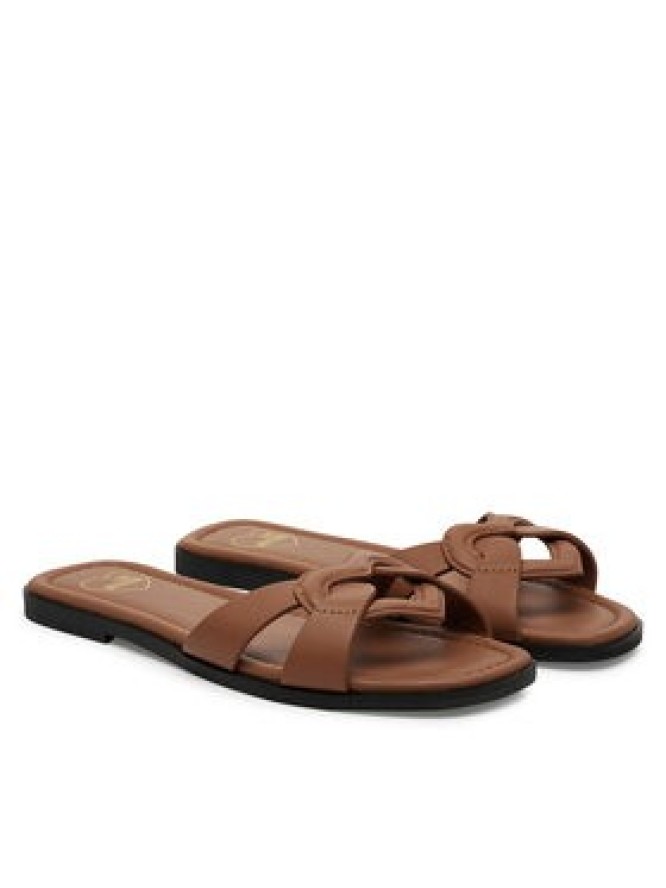 LOVE MOSCHINO Klapki JA28092G1MIA0201 Brązowy