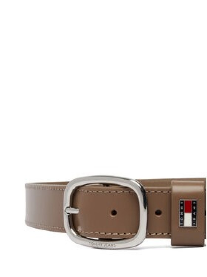 Tommy Jeans Pasek Tjw Oval 3.0 AW0AW15836 Brązowy