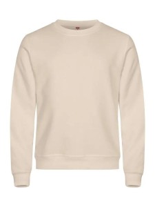 clique Basic Roundneck – Uniseks bluza z okrągłym dekoltem, materiał