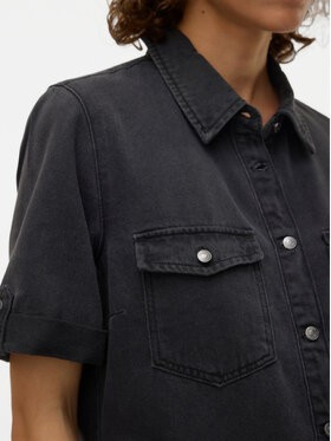 Vero Moda Sukienka jeansowa Jennie 10309665 Czarny Regular Fit