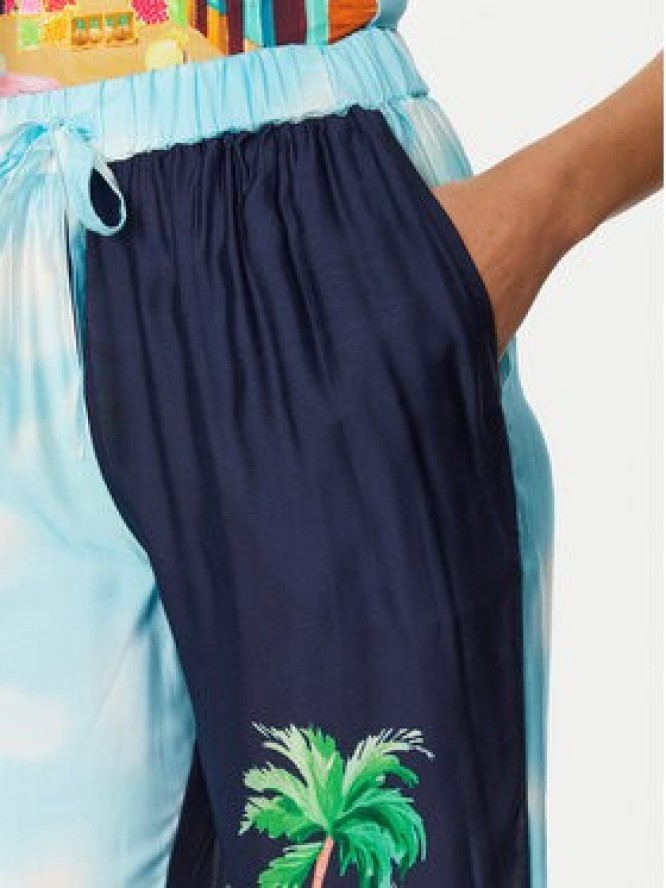 Seafolly Spodnie materiałowe Cuba 55441-PA Kolorowy Relaxed Fit