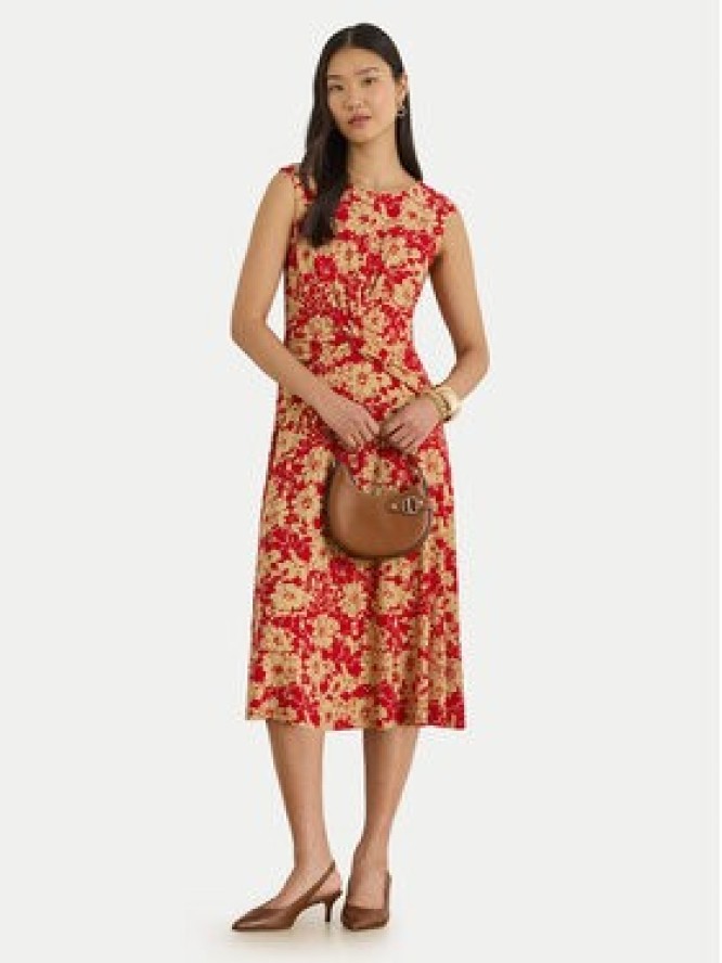 LAUREN RALPH LAUREN Sukienka letnia 200P09092001 Czerwony Regular Fit