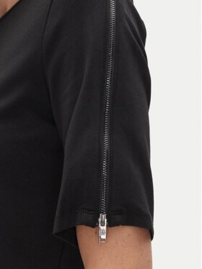 DKNY T-Shirt P4JHBRJQ Czarny Regular Fit