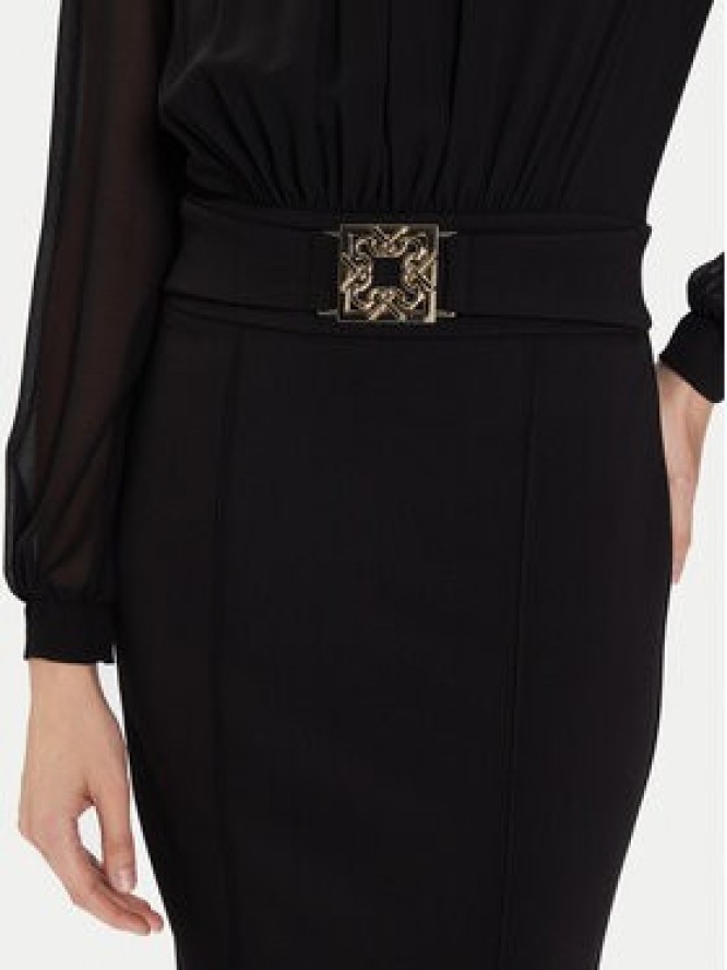 Rinascimento Sukienka koktajlowa CFC0126210003 Czarny Slim Fit