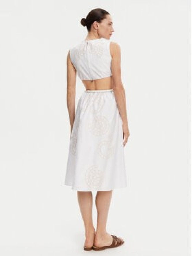 Silvian Heach Sukienka codzienna GPP25342VE Biały Regular Fit