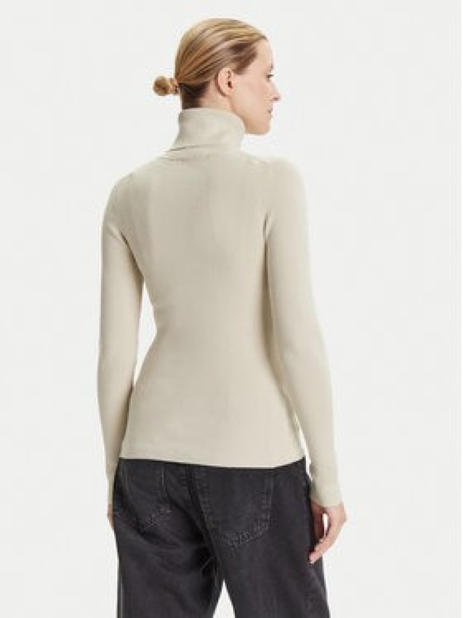 Calvin Klein Jeans Golf LV047D350G Beżowy Regular Fit